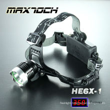 Maxtoch HE6X-1 Cree T6 Headlamp Rechargeable